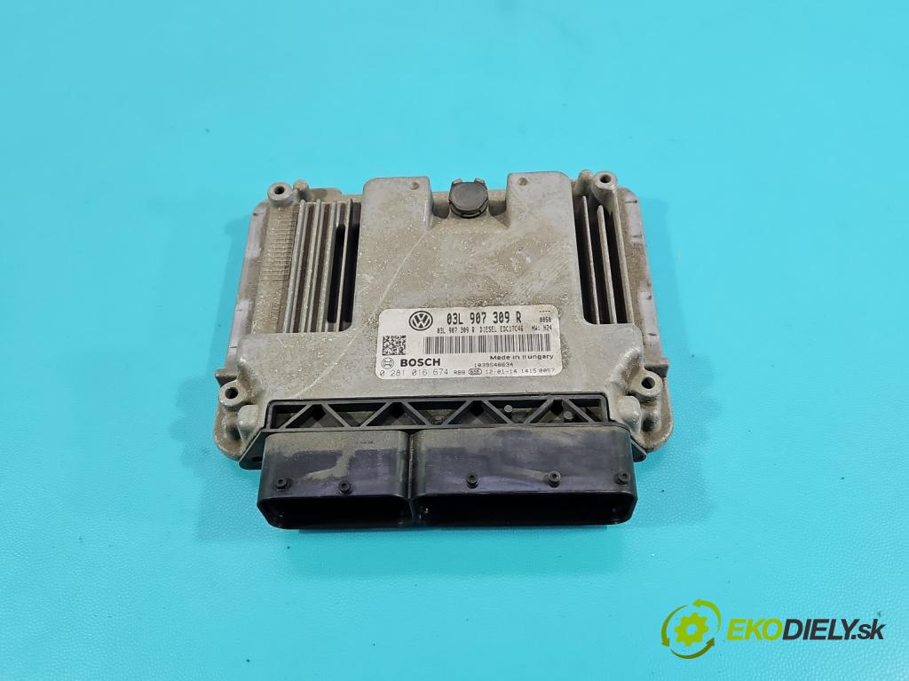 Vw Touran I 2003-2015 2.0 tdi 140 HP manual 103 kW 1968 cm3 5- riadiaca jednotka motora 03L907309R