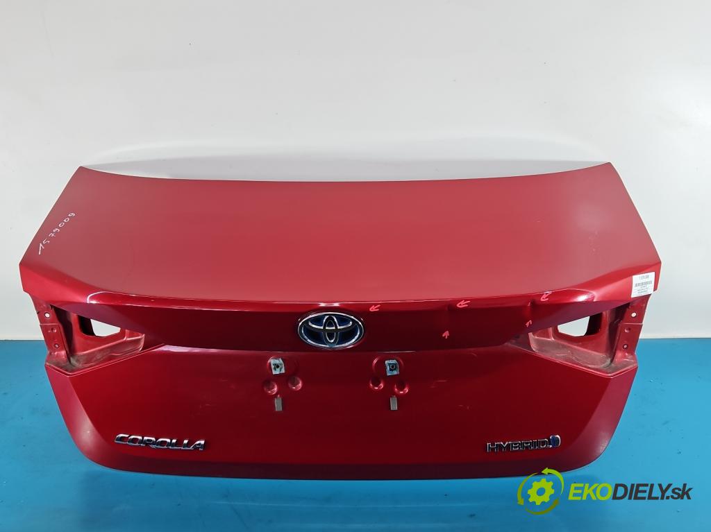 Toyota Corolla E21 2019- 1.8 16V 98 HP automatic 72 kW 1798 cm3 4- zadna kufor  (Kapota zadná (kufor))