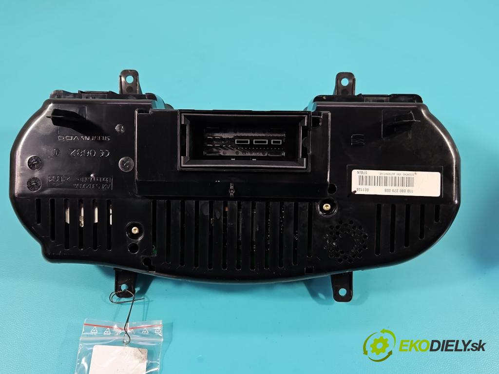 Seat Toledo III 2004-2009 1.6 SR 102 HP manual 75 kW 1595 cm3 5- prístrojovka/ budíky 5P0920804A (Prístrojová doska)