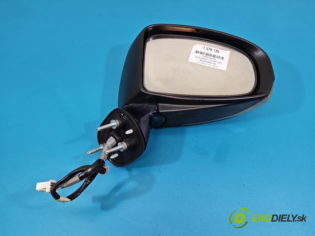 Toyota Avensis III T27 2009-2018 1.8 vvti 147 HP manual 108 kW 1798 cm3 4- zrkadlo pravé  (Kľučka dverí ostatné)