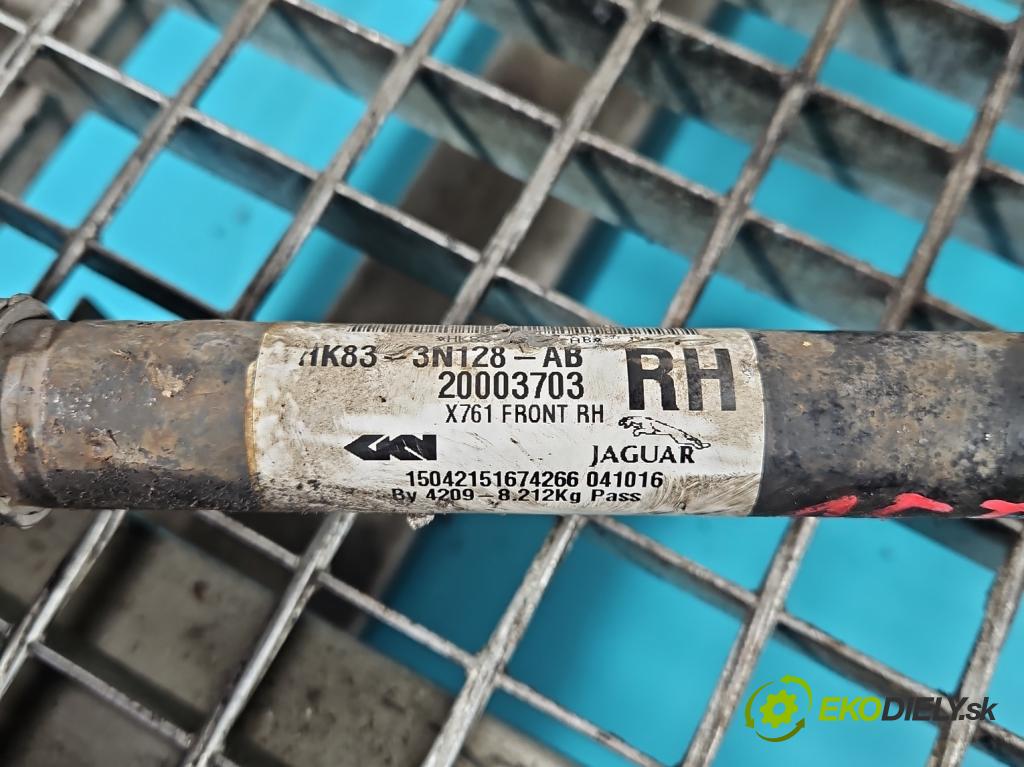 Jaguar F-Pace 16- 2.0d 241KM automatic 177 kW 1999 cm3 5- poloos predné pravé HK83-3N128-AB