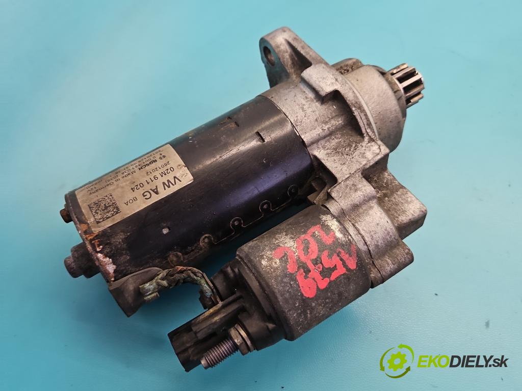 Vw Touran I 2003-2015 2.0 tdi 140 hp manual 103 kW 1968 cm3 5- startér: 02M911024 (Startér)