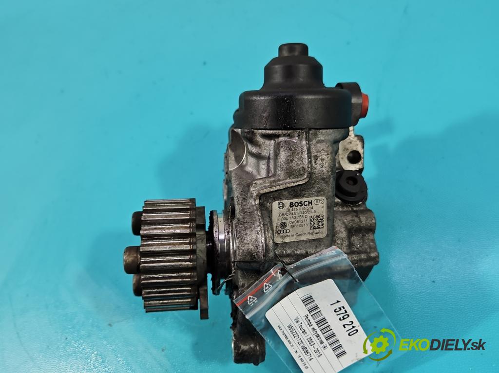 Vw Touran I 2003-2015 2.0 tdi 140 HP manual 103 kW 1968 cm3 5- čerpadlo vstrekovacia 0445010514 (Vstrekovacie čerpadlo)