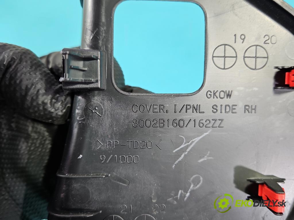 Mitsubishi Eclipse Cross  1.5 T 163 hp manual 120 kW 1499 cm3 5- kryt plastová 8002B160