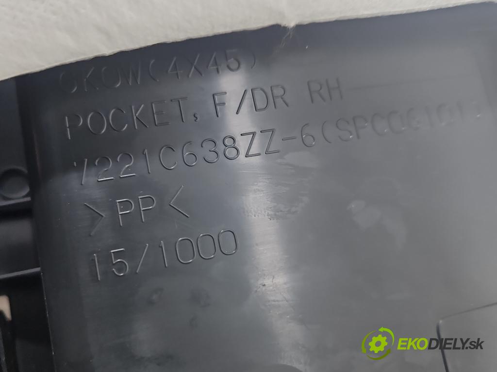 Mitsubishi Eclipse Cross  1.5 T 163 hp manual 120 kW 1499 cm3 5- Tapacír: dveře přední pravé 7221C638ZZ