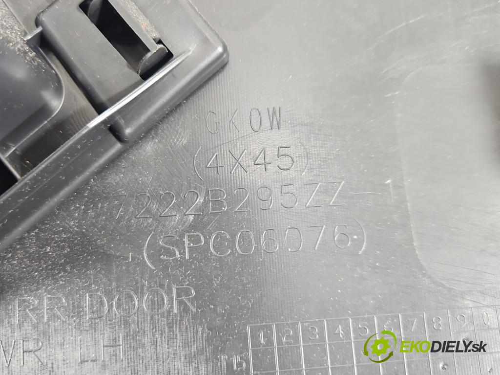 Mitsubishi Eclipse Cross  1.5 T 163 HP manual 120 kW 1499 cm3 5- Čalounictví: dvere zadné ľavé 222B295ZZ