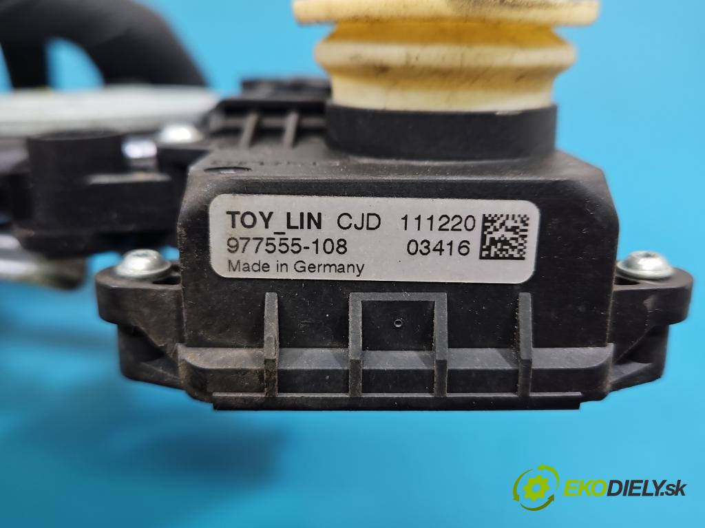 Toyota Avensis III T27 2009-2018 1.8 vvti 147 hp manual 108 kW 1798 cm3 4- mechanismus stahování přední levý 85702-02020