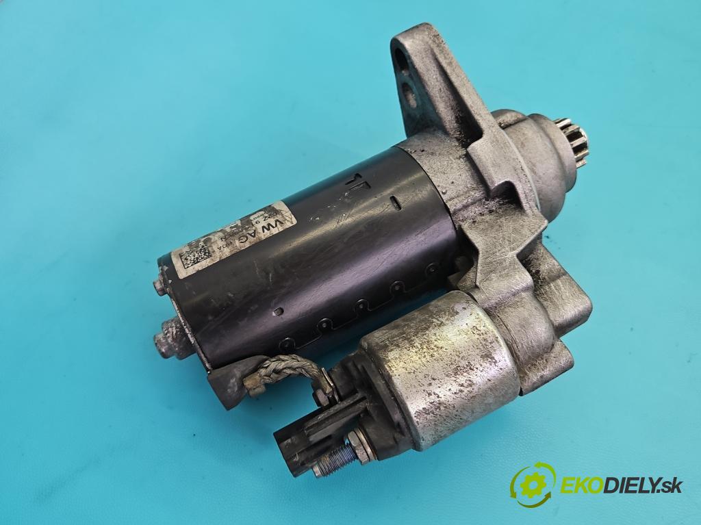 Vw Golf VI 2008-2013 1.6 tdi 105 hp manual 77 kW 1598 cm3 5- startér: 02Z911023N (Startér)