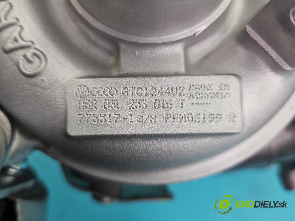 Vw Golf VI 2008-2013 1.6 tdi 105 HP manual 77 kW 1598 cm3 5- turbodúchadlo, turbo repasovaná 775517-1