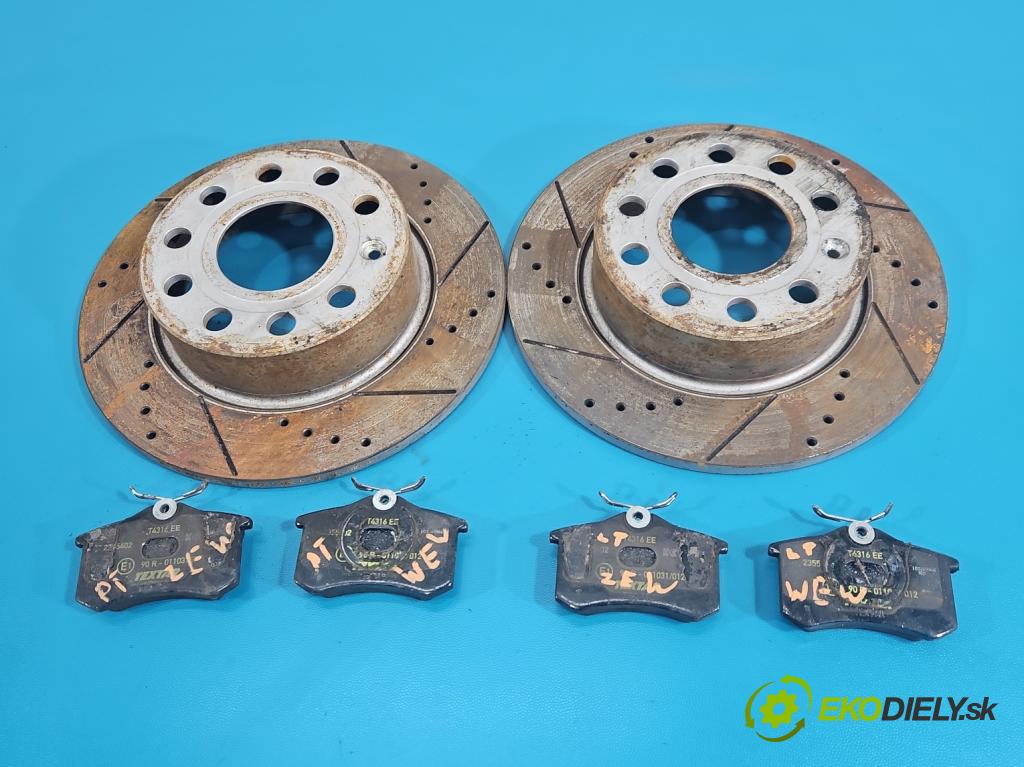 Vw Golf VI 2008-2013 1.6 tdi 105 hp manual 77 kW 1598 cm3 5- Štíty: posilovač zadní 