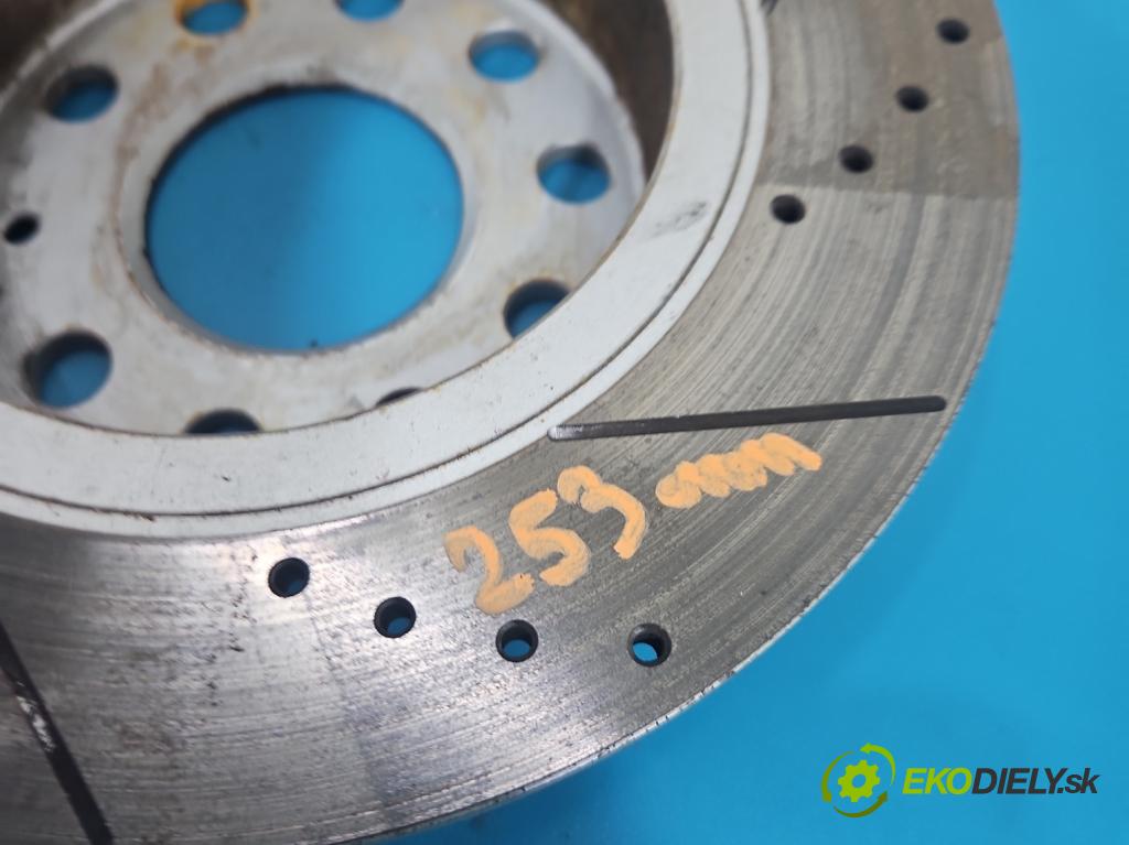 Vw Golf VI 2008-2013 1.6 tdi 105 HP manual 77 kW 1598 cm3 5- Štíty: brzdové zadné