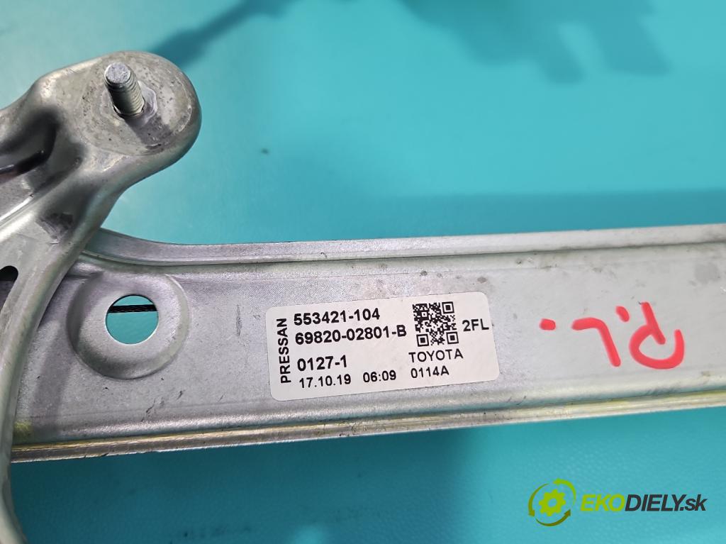 Toyota Corolla E21 2019- 1.8 16V 98 hp automatic 72 kW 1798 cm3 4- mechanismus stahování přední levý 85701-02090