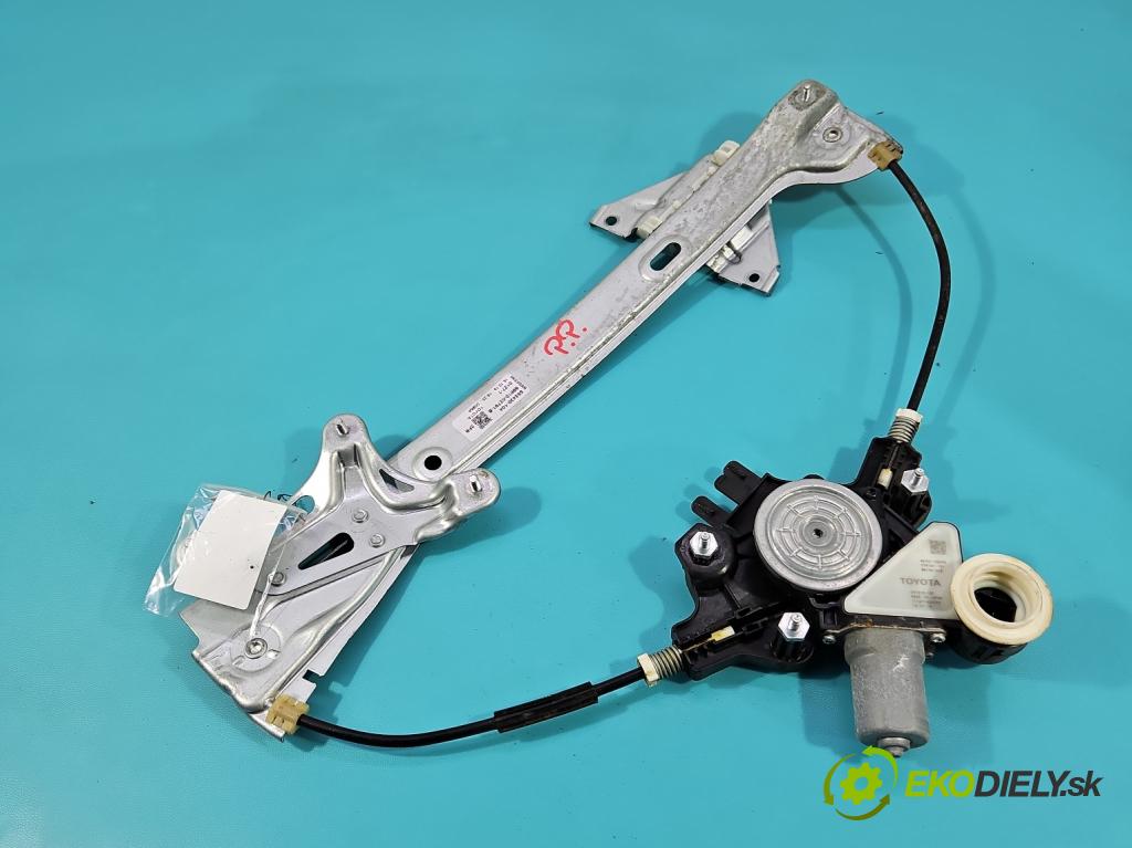 Toyota Corolla E21 2019- 1.8 16V 98 HP automatic 72 kW 1798 cm3 4- mechanizmus okna predné pravý 69810-02791-B