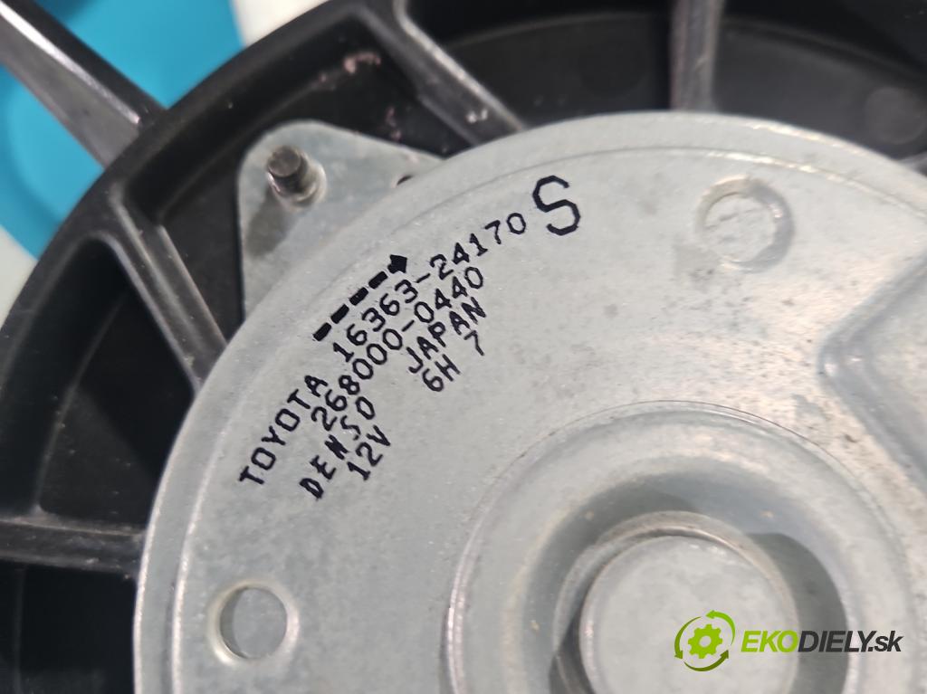 Toyota Corolla E21 2019- 1.8 16V 98 HP automatic 72 kW 1798 cm3 4- Ventilátor chladiča 16363-24170