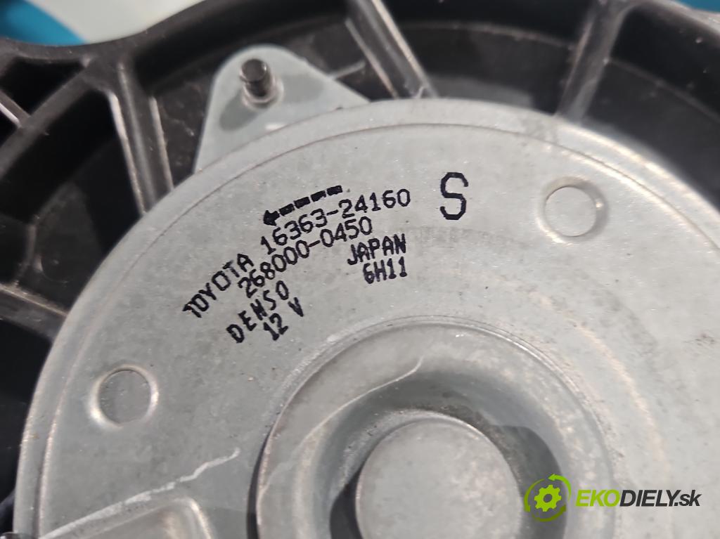 Toyota Corolla E21 2019- 1.8 16V 98 HP automatic 72 kW 1798 cm3 4- Ventilátor chladiča 16363-24170