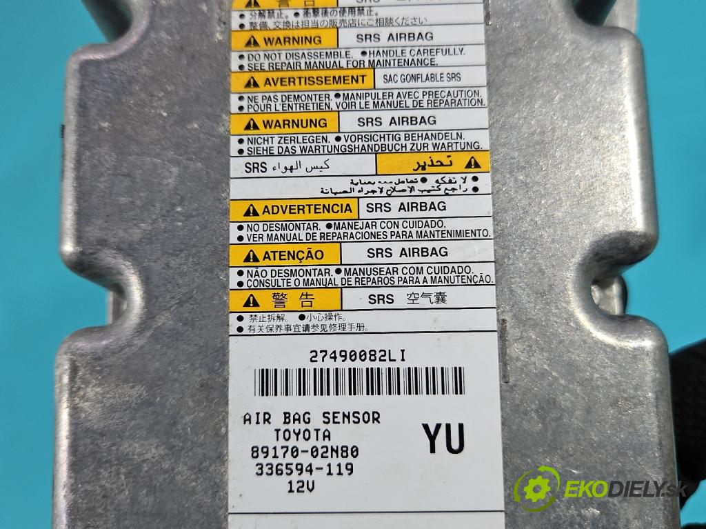 Toyota Corolla E21 2019- 1.8 16V 98 HP automatic 72 kW 1798 cm3 4- riadiaca jednotka vankúše: 89170-02N80
