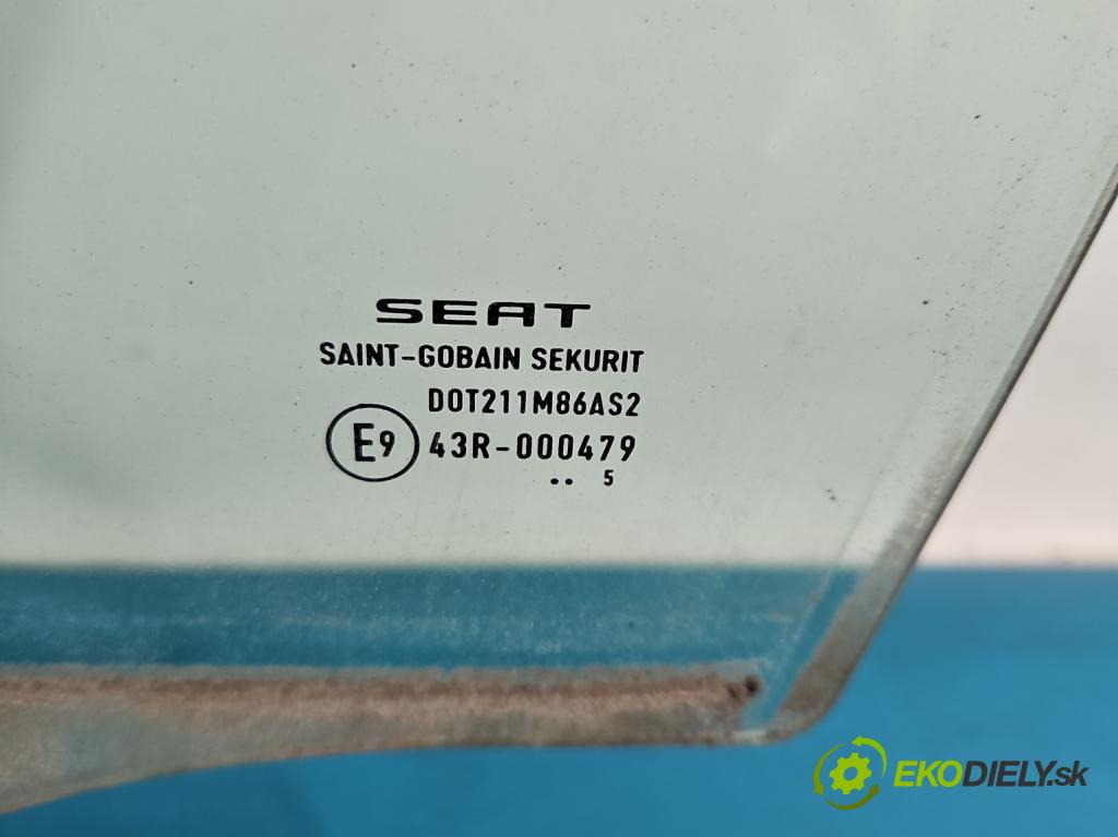 Seat Toledo III 2004-2009 1.6 SR 102 HP manual 75 kW 1595 cm3 5- sklo dvere predné ľavé