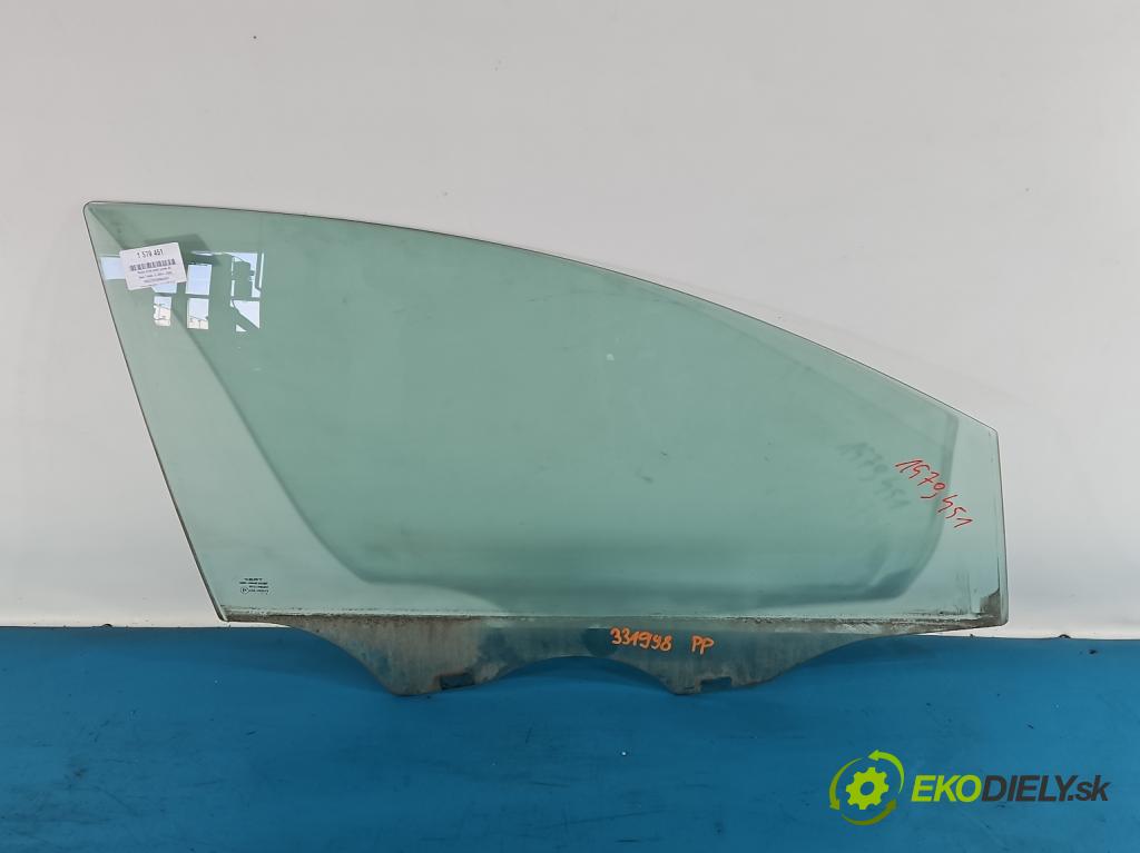 Seat Toledo III 2004-2009 1.6 SR 102 hp manual 75 kW 1595 cm3 5- sklo dveře přední pravé 