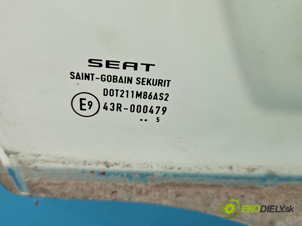 Seat Toledo III 2004-2009 1.6 SR 102 HP manual 75 kW 1595 cm3 5- sklo dvere predné pravé