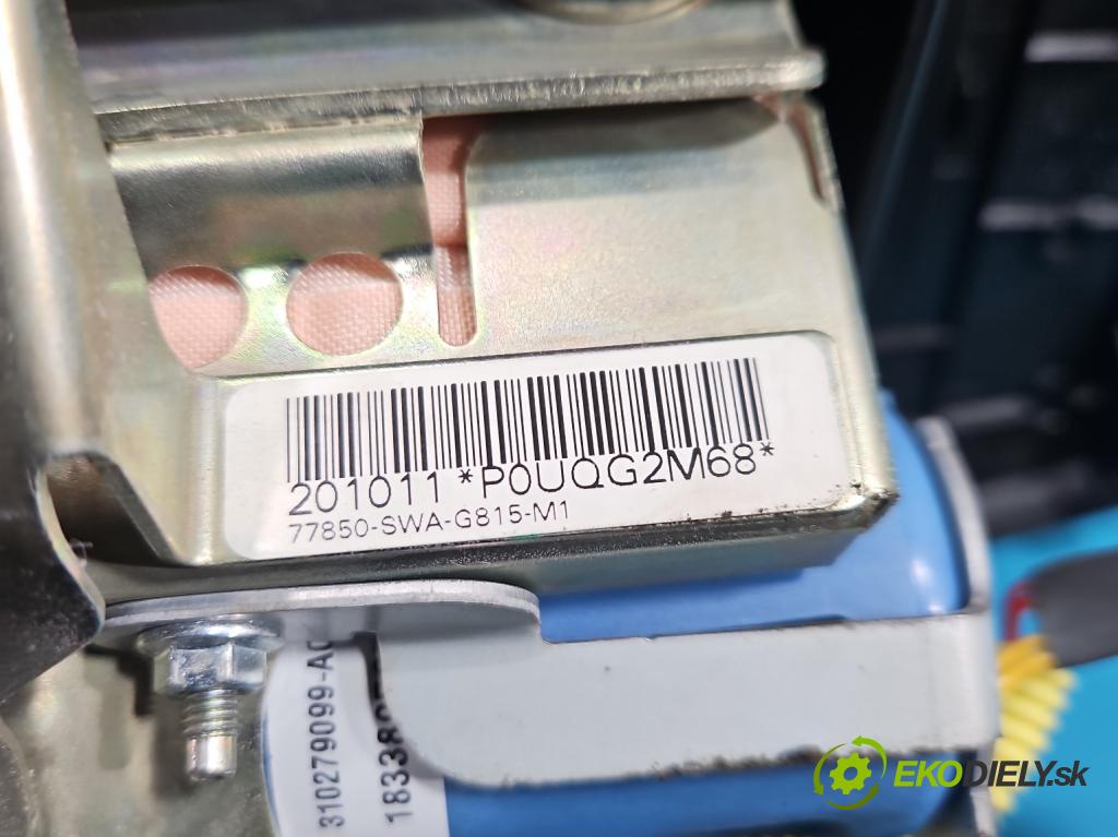 Honda CR-V III 2006-2011 2.2 i-CTDi 150 HP manual 110 kW 2199 cm3 5- airbag vzduch: spolujezdce: 77850-SWA-G815-M1 (Airbag)