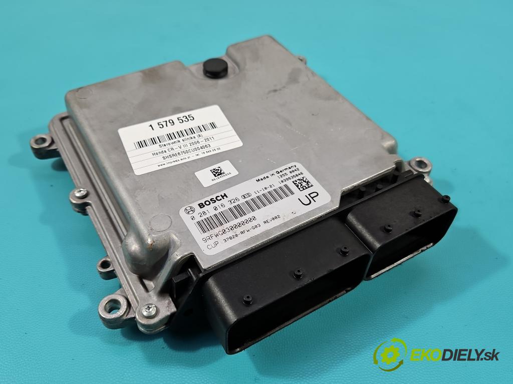 Honda CR-V III 2006-2011 2.2 i-CTDi 150 hp manual 110 kW 2199 cm3 5- řídící jednotka motoru 0281016326