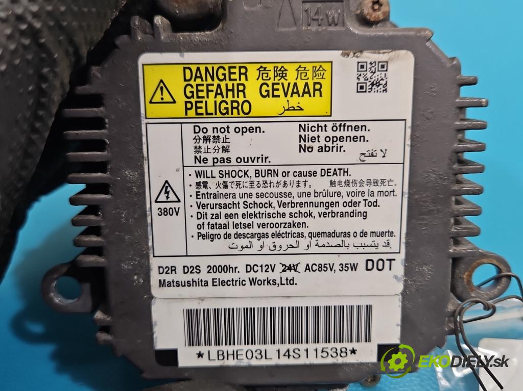 Honda CR-V III 2006-2011 2.2 i-CTDi 150 HP manual 110 kW 2199 cm3 5- střídač: xenon  (Riadiaca jednotka xenónu)