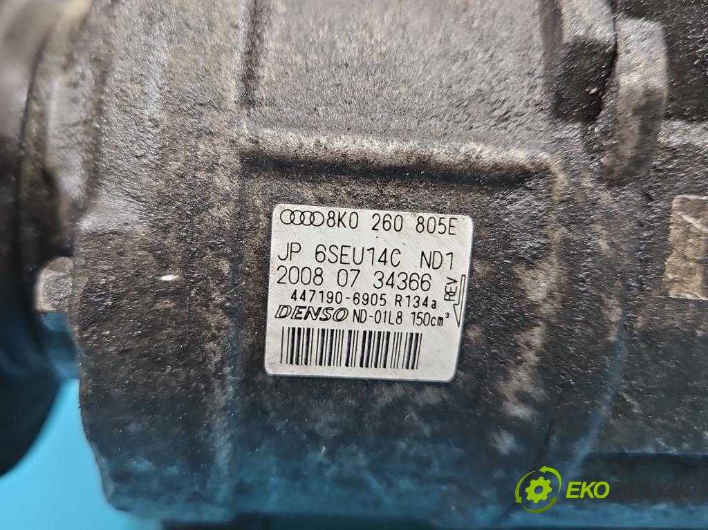 Audi A5 8T 2007-2016 1.8 TFSI 170 HP manual 125 kW 1798 cm3 2- Kompresor: klimatizácie 8K0260805E (Kompresor klimatizácie)