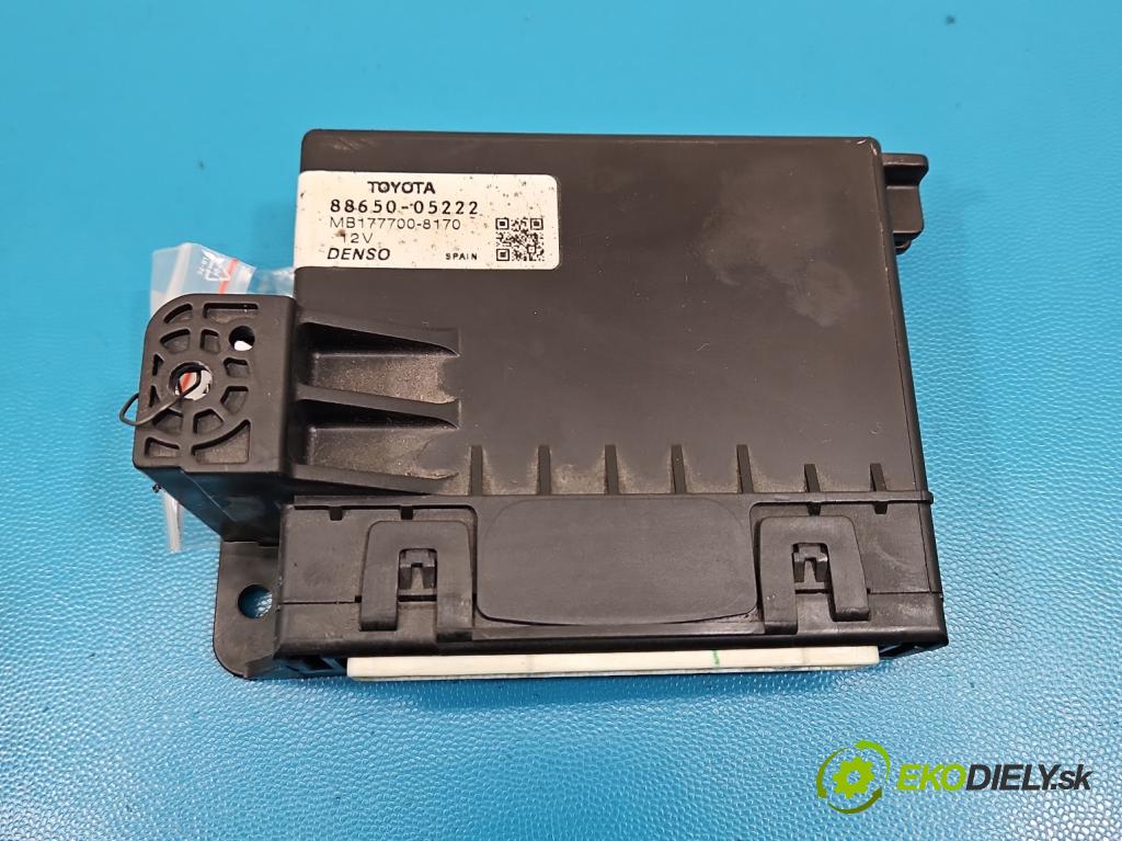 Toyota Avensis III T27 2009-2018 1.8 vvti 147 HP manual 108 kW 1798 cm3 4- riadiaca jednotka ostatné 88650-05222