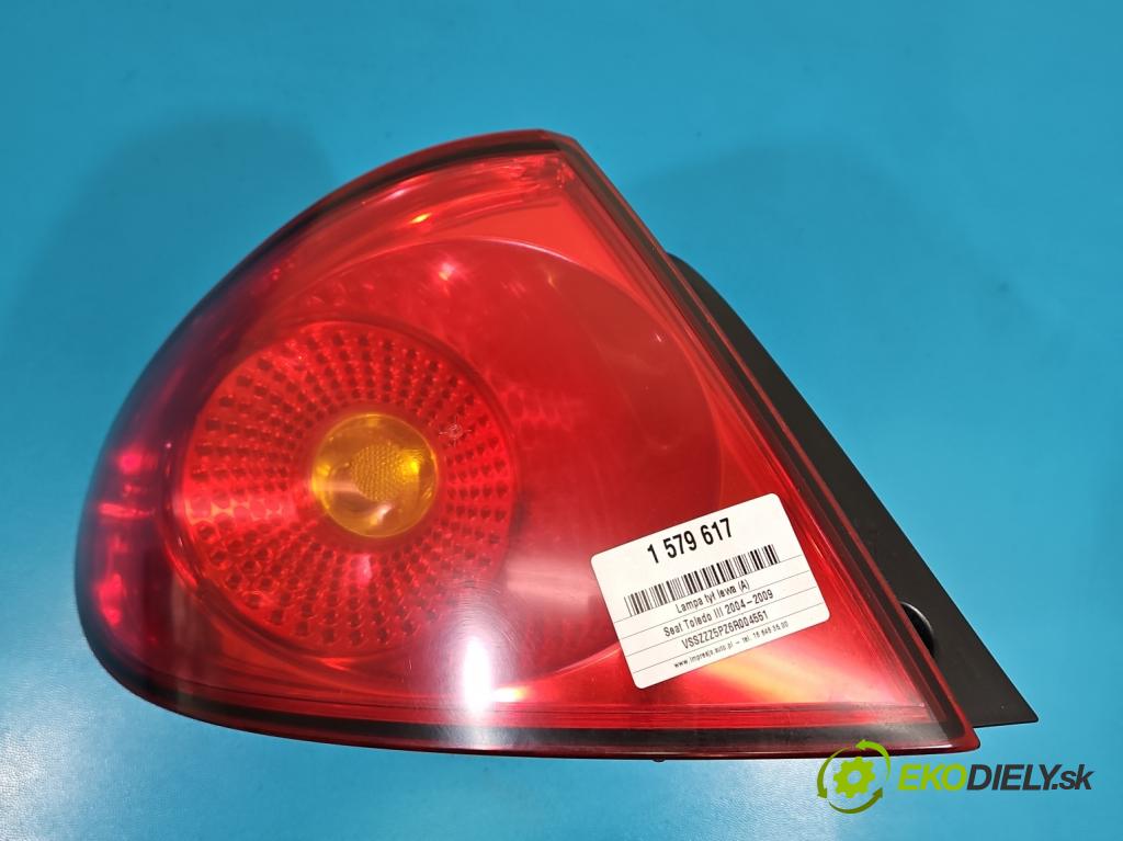 Seat Toledo III 2004-2009 1.6 SR 102 hp manual 75 kW 1595 cm3 5- světlo zadní levé 5P5945095B (Klika dveří ostatní)