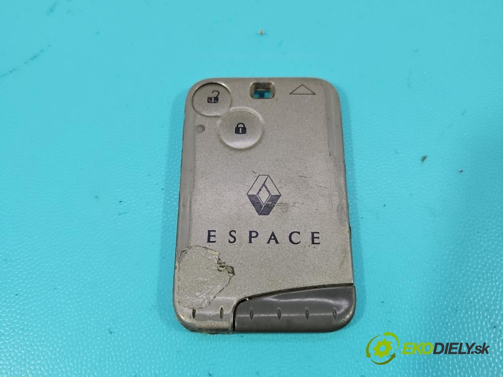 Renault Espace IV 2003-2014 2.0 dci 150 hp manual 110 kW 1995 cm3 5- Čtenář: kárt 8200224594
