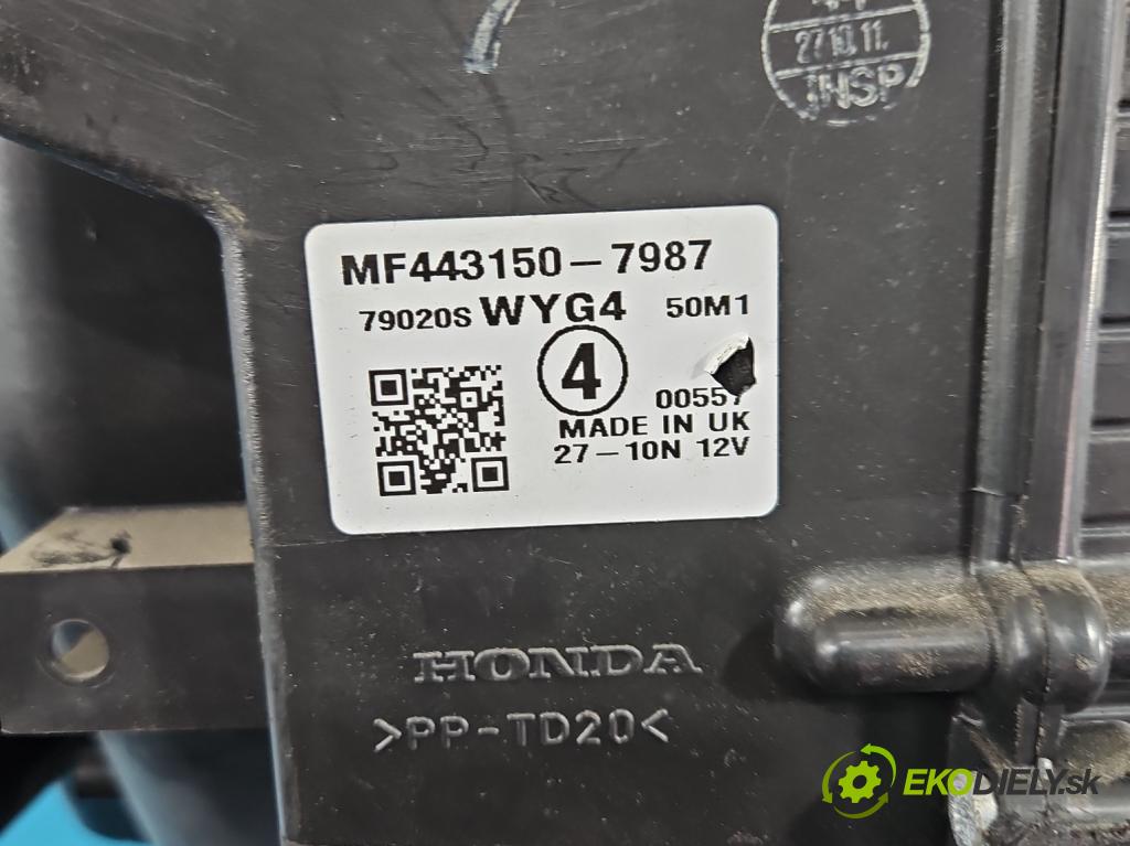 Honda CR-V III 2006-2011 2.2 i-CTDi 150 hp manual 110 kW 2199 cm3 5- radiátor 443150-7987 (Radiátor topení)
