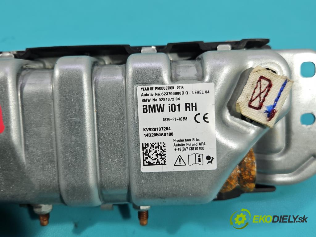 Bmw i3 2013–2022 0.0 elektrický: 170 HP automatic 125 kW 1 cm3 5- airbag vzduch: 928107204