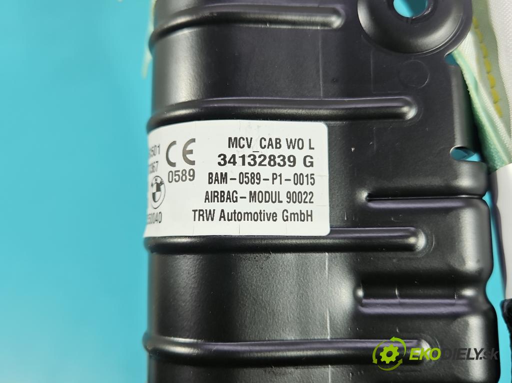 Bmw i3 2013–2022 0.0 elektrický: 170 HP automatic 125 kW 1 cm3 5- clona ľavé 34132839G
