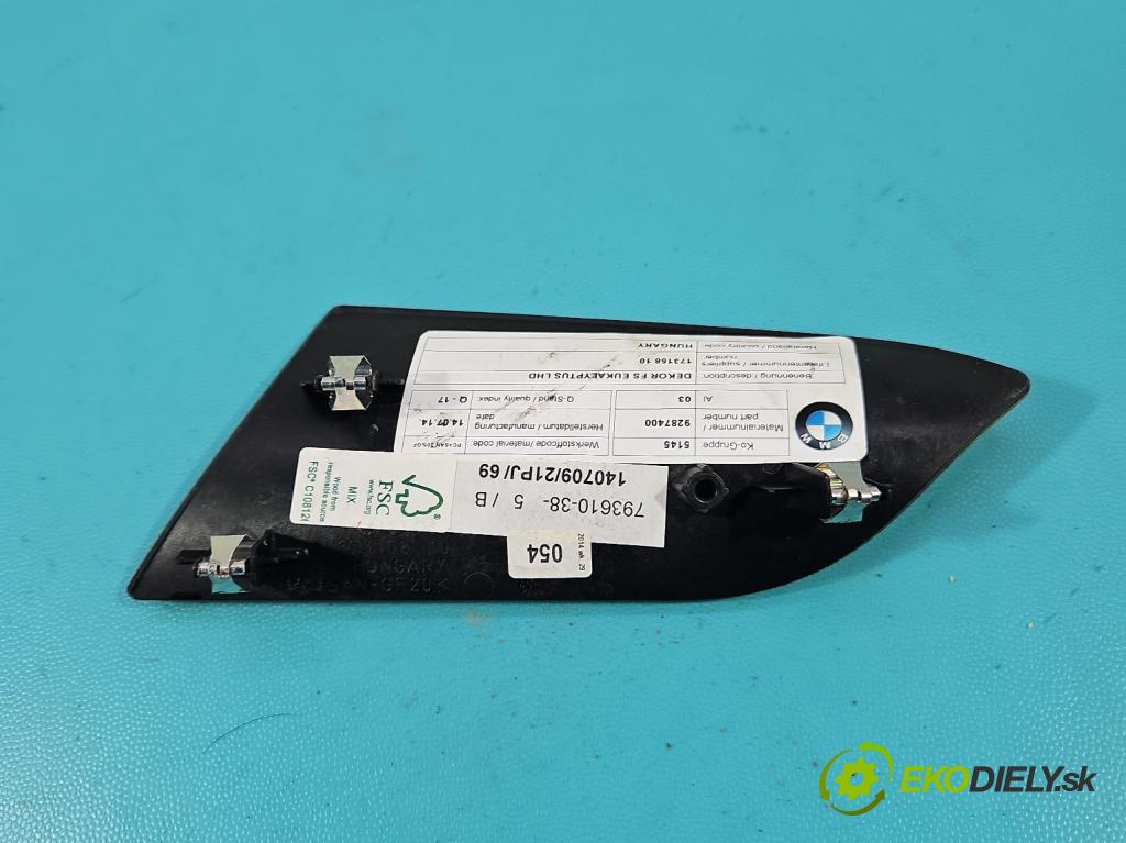 Bmw i3 2013-2022 0.0 elektrický: 170 HP automatic 125 kW 1 cm3 5- lišta ozdobná vnitŕní: 9287400