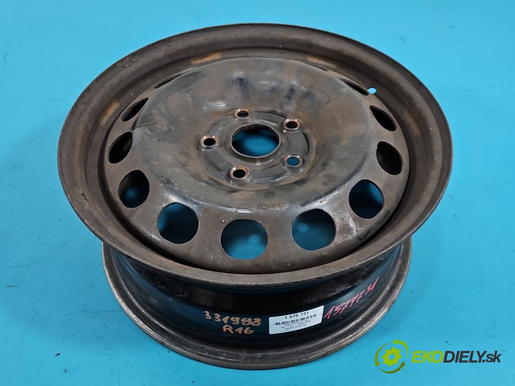 Seat Toledo III 2004-2009 1.6 SR 102 HP manual 75 kW 1595 cm3 5- Disk oceľový 16