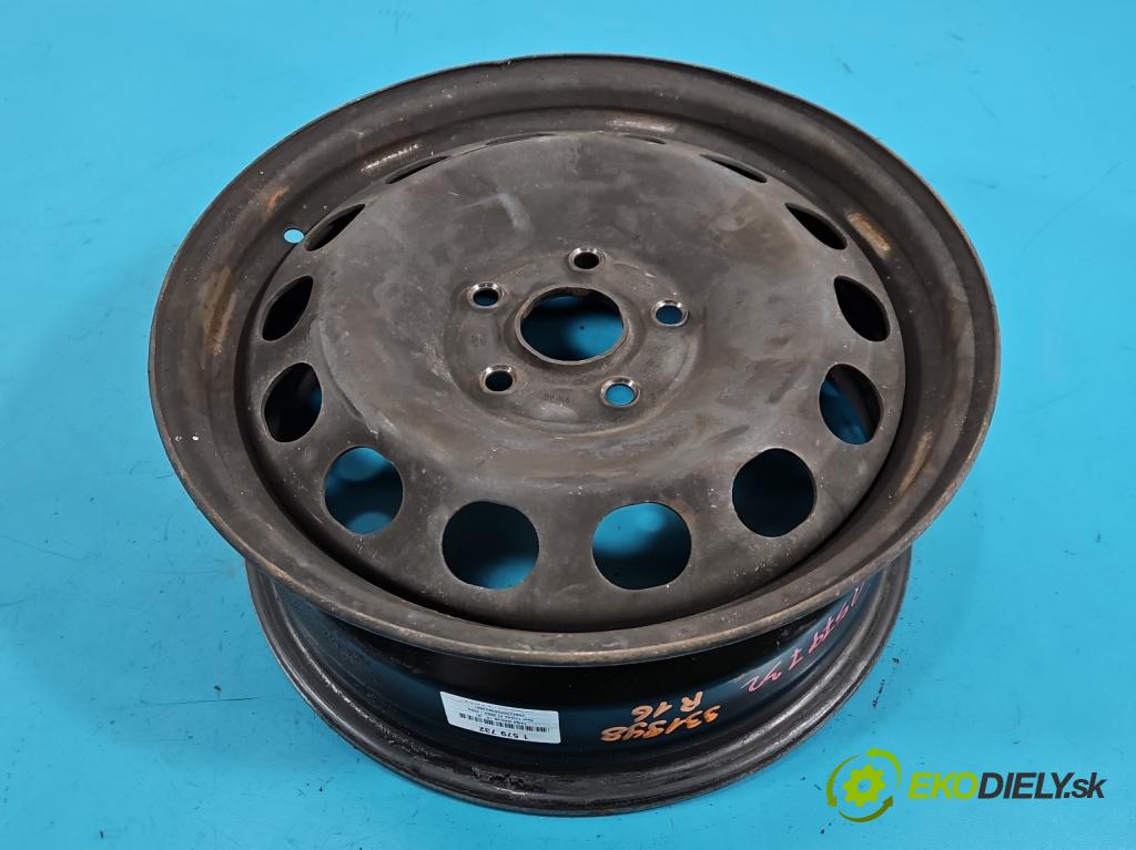 Seat Toledo III 2004-2009 1.6 SR 102 HP manual 75 kW 1595 cm3 5- Disk oceľový 16