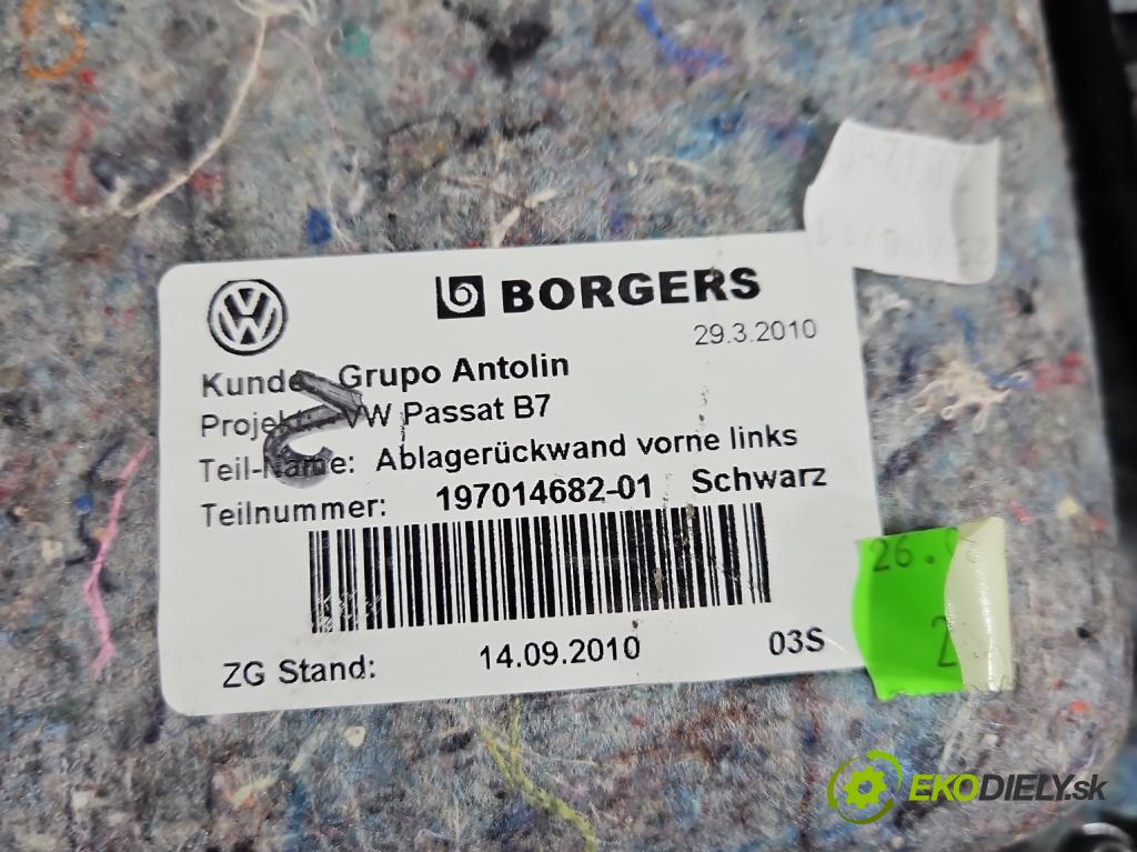 Vw Passat B7 2010-2014 2.0 tdi 140 HP manual 103 kW 1968 cm3 5- Čalounictví: dvere predné ľavé 3AB867011