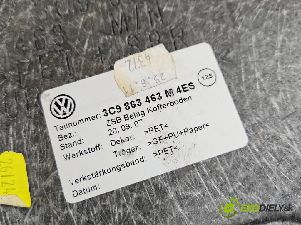 Vw Passat B7 2010-2014 2.0 tdi 140 HP manual 103 kW 1968 cm3 5- koberec do auta kufra: 3C9863463M