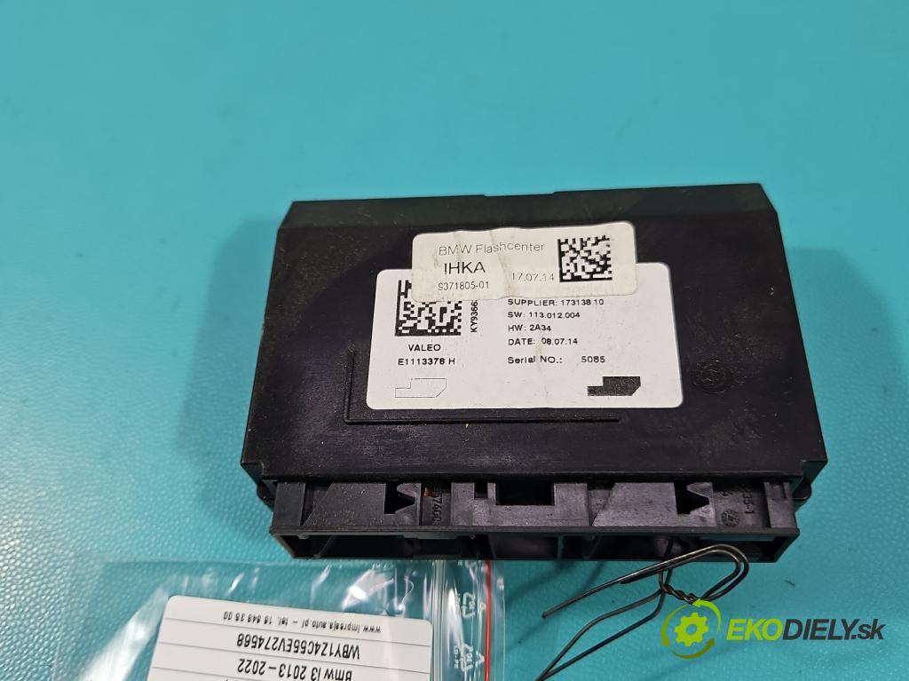 Bmw i3 2013–2022 0.0 elektrický: 170 HP automatic 125 kW 1 cm3 5- riadiaca jednotka ostatné E1113378H