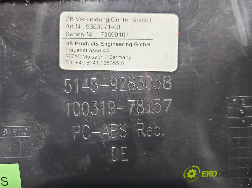 Bmw i3 2013–2022 0.0 elektrický: 170 HP automatic 125 kW 1 cm3 5- kryt plast 9283038