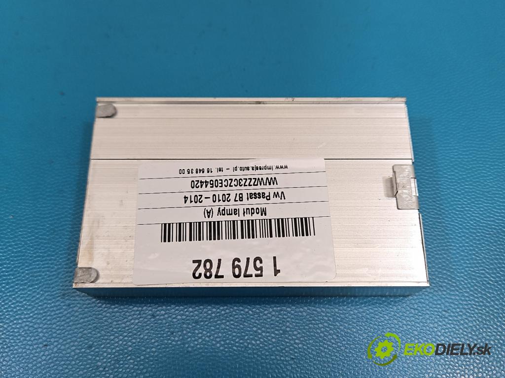 Vw Passat B7 2010-2014 2.0 tdi 140 HP manual 103 kW 1968 cm3 5- modul lampy: 89393773