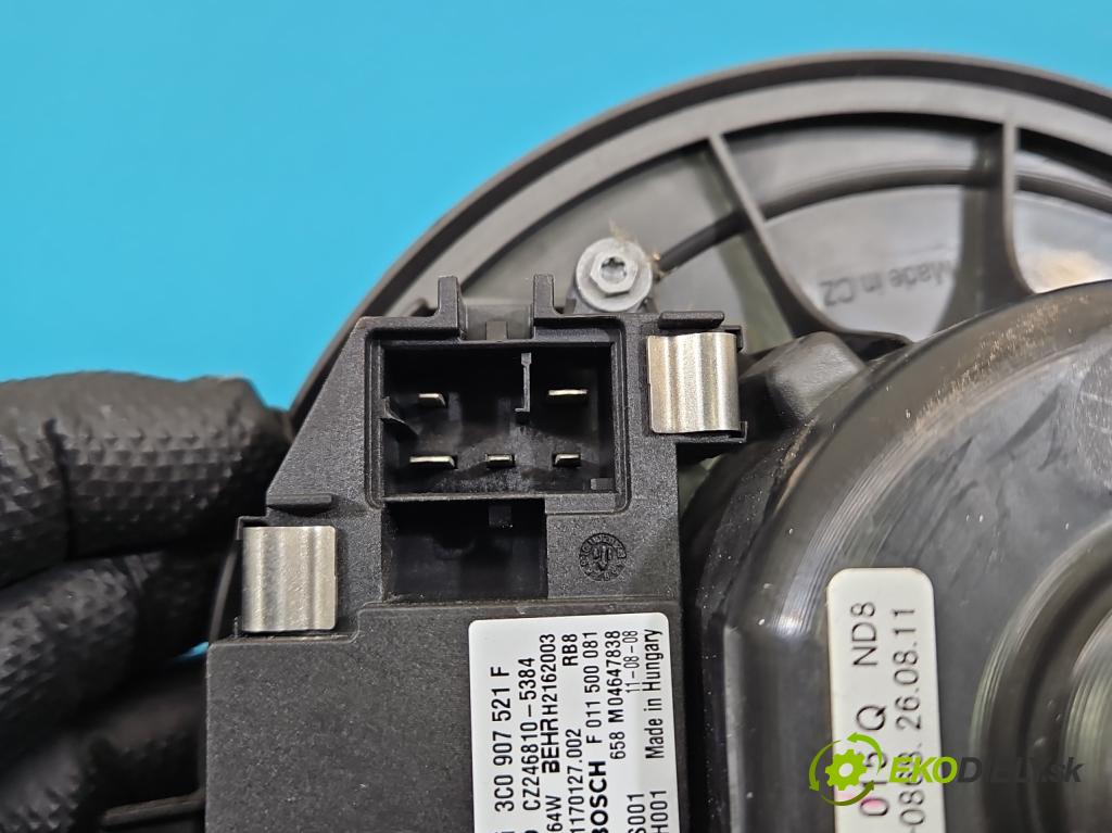 Vw Passat B7 2010-2014 2.0 tdi 140 HP manual 103 kW 1968 cm3 5- ventilátor vzduchu 3C0907521F