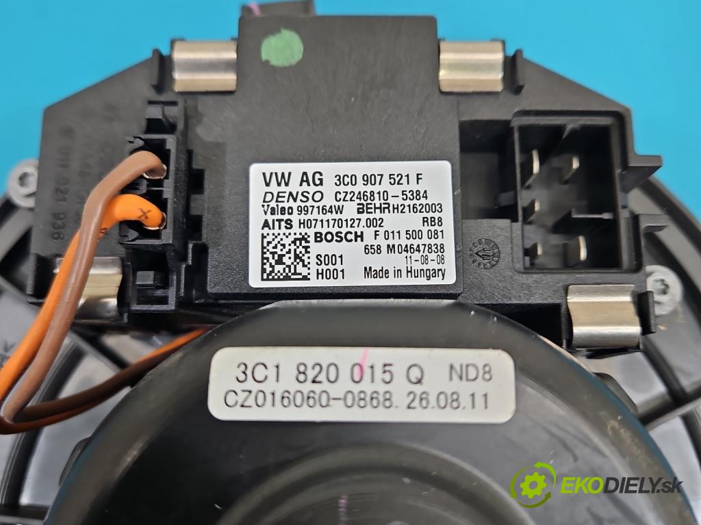 Vw Passat B7 2010-2014 2.0 tdi 140 HP manual 103 kW 1968 cm3 5- ventilátor vzduchu 3C0907521F