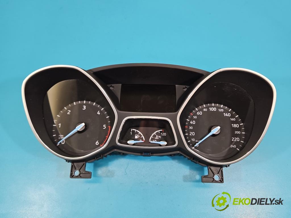Ford Focus Mk3 2010-2018 1.5 tdci 95 HP manual 70 kW 1499 cm3 5- prístrojovka/ budíky F1ET-14F094-BB (Prístrojová doska)
