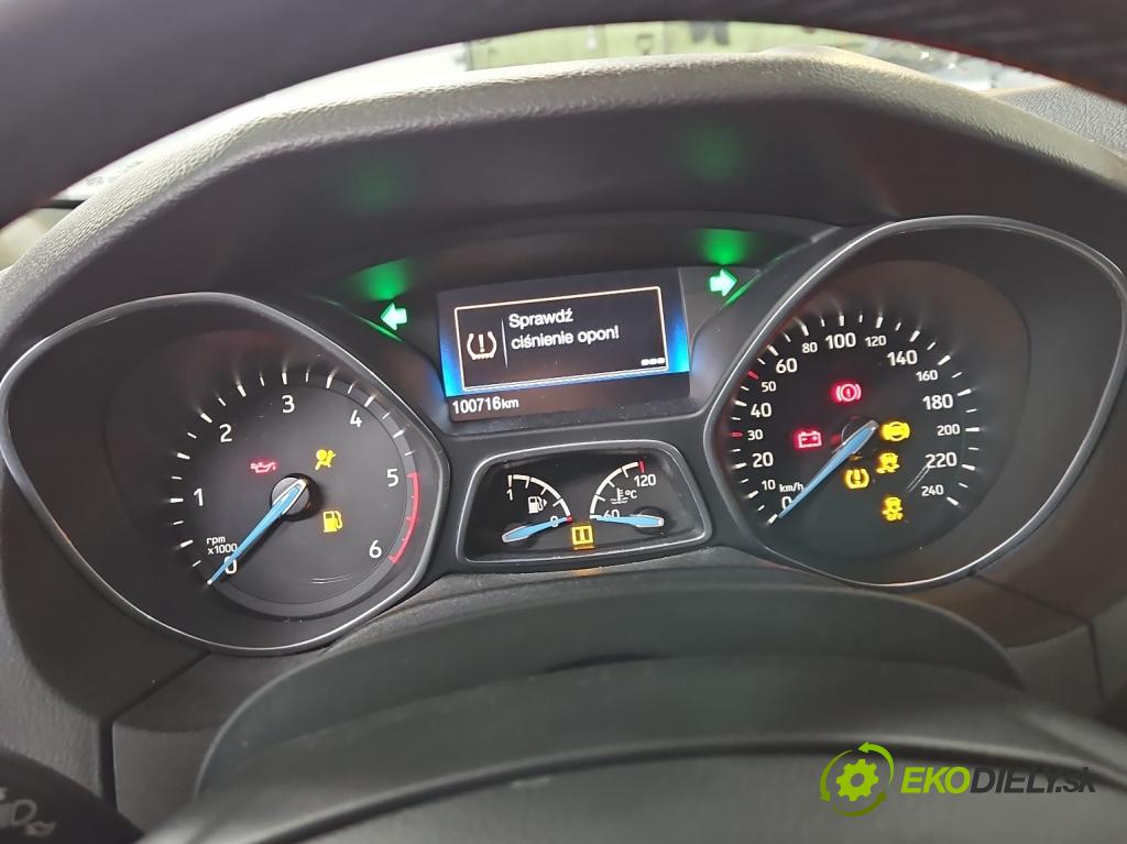 Ford Focus Mk3 2010-2018 1.5 tdci 95 hp manual 70 kW 1499 cm3 5- Přístrojová deska F1ET-14F094-BB (Přístrojová deska)