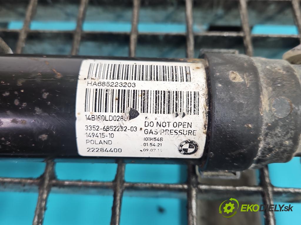 Bmw i3 2013–2022 0.0 elektrický: 170 HP automatic 125 kW 1 cm3 5- tlmič zadné ľavý 6852232 (Kľučka dverí ostatné)