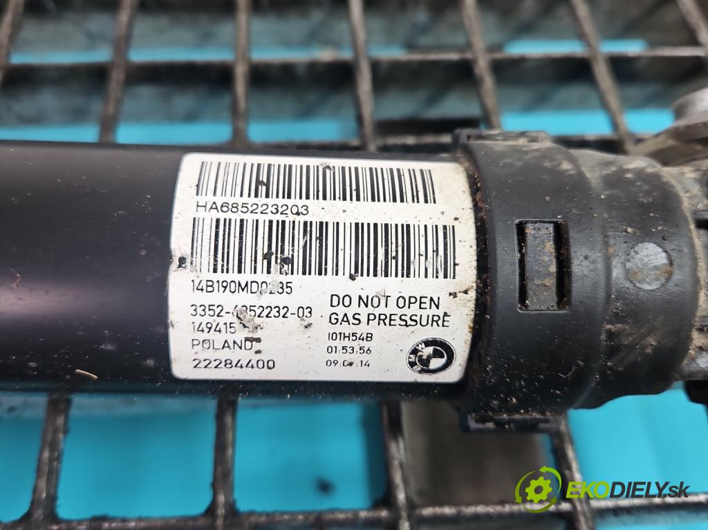 Bmw i3 2013–2022 0.0 elektrický: 170 HP automatic 125 kW 1 cm3 5- tlmič zadné pravý 6852232 (Tlmič zadný pravý)