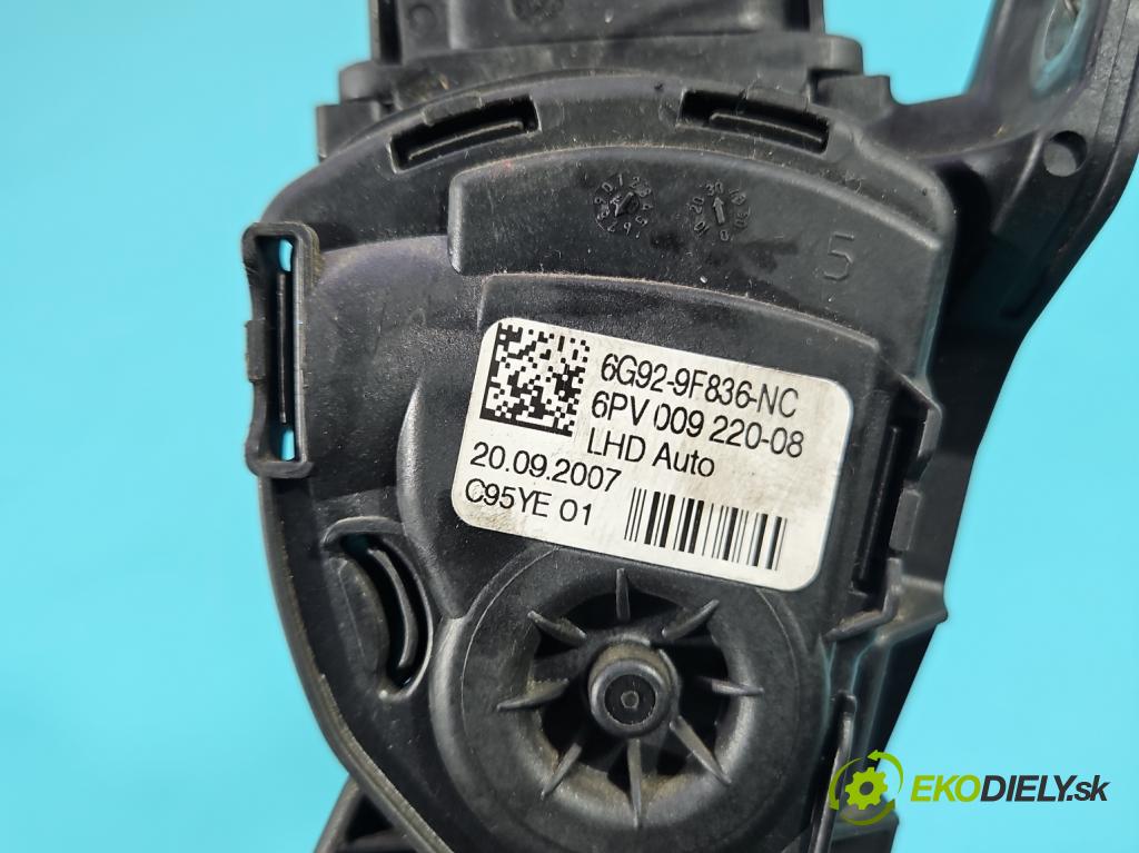 Ford Mondeo Mk4 2007-2014 2.0 tdci 131 HP automatic 96 kW 1997 cm3 5- pedal plyn potenciometr: 6G92-9F836-NC