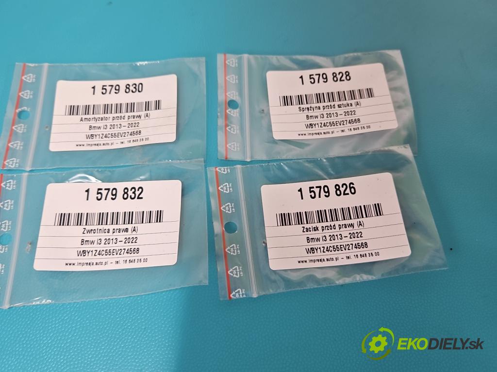 Bmw i3 2013–2022 0.0 elektrický: 170 HP automatic 125 kW 1 cm3 5- brzdič predné pravý  (Kľučka dverí ostatné)