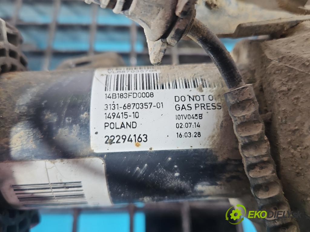 Bmw i3 2013–2022 0.0 elektrický: 170 HP automatic 125 kW 1 cm3 5- tlmič predné ľavý 6870357 (Kľučka dverí ostatné)